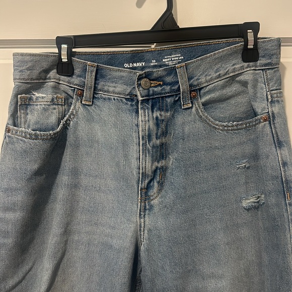 Old Navy Extra High Baggy Wide Leg 10p - Picture 2 of 5